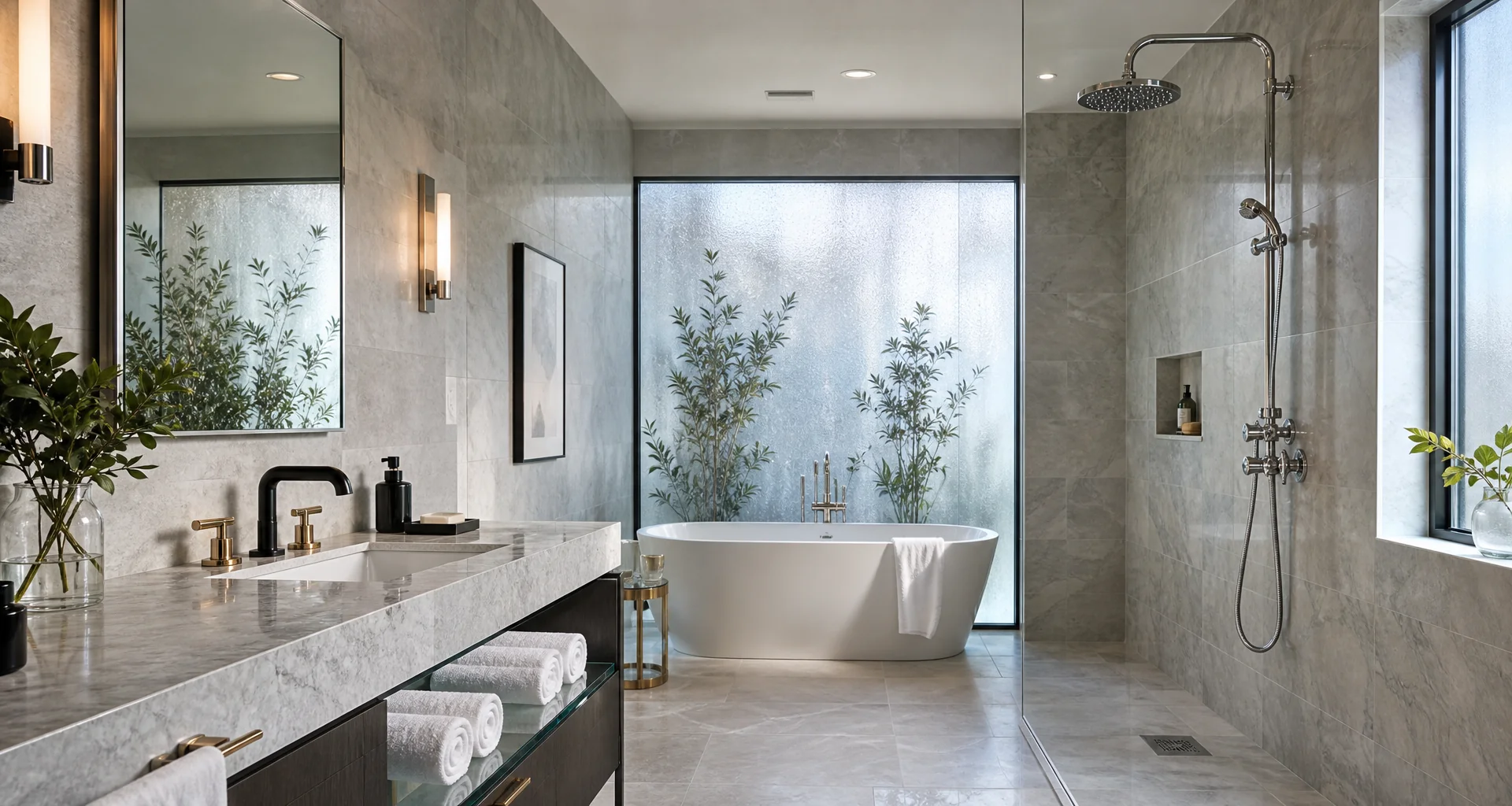 Reforma de baño de lujo