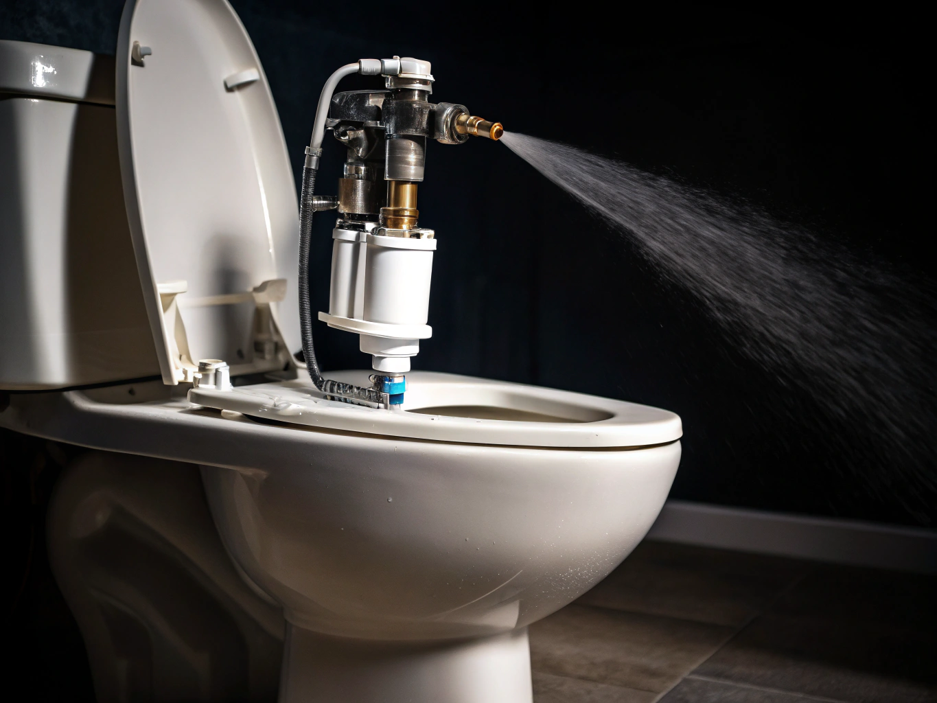 Mecanismo de cisterna de baño residencial